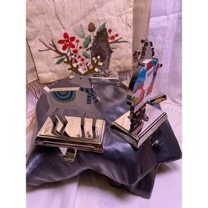 Set of Four (4) Christmas Stocking Hangers / Hooks, Holiday Hanger Wondershop.